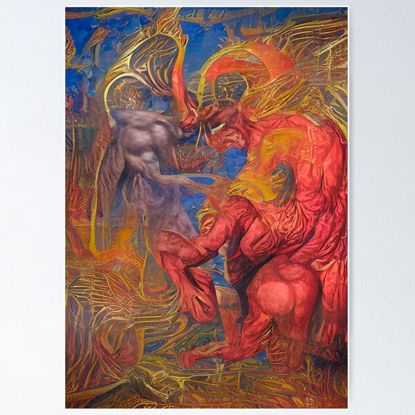 Item preview, God against the Devil designed and sold by simasgs.