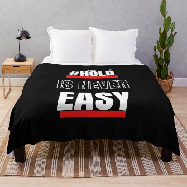 Item preview, #HODL is not easy. - cz Quote designed and sold by CryptoLoverTees.