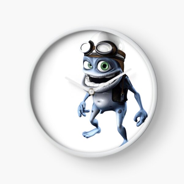 free stand can be personalised Crazy Frog CD Clock 