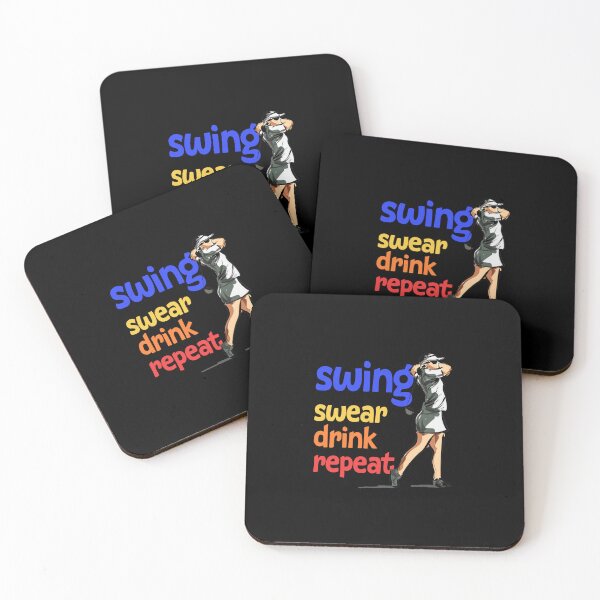 Item preview, Swing Swear Drink Repeat - Love Golf designed and sold by hakimayedder33.
