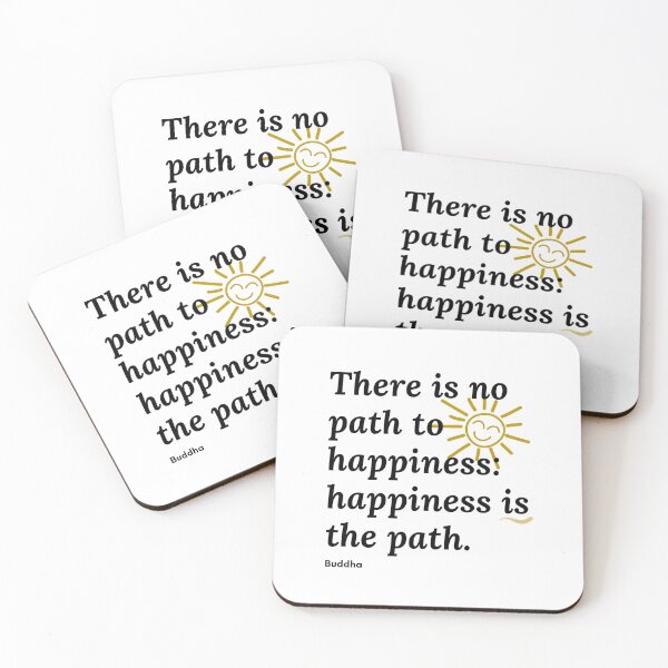 Item preview, Inspirational Quote - Happiness is under your control - life quote from Buddha designed and sold by Soaring Eagle.
