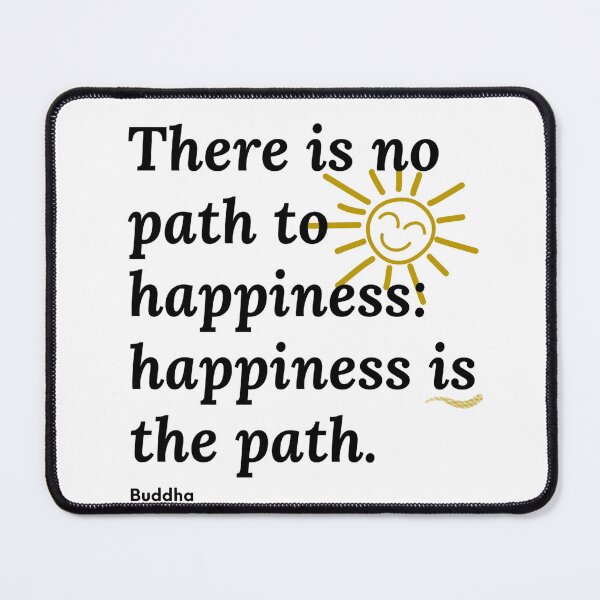Item preview, Inspirational Quote - Happiness is under your control - life quote from Buddha designed and sold by Soaring Eagle.