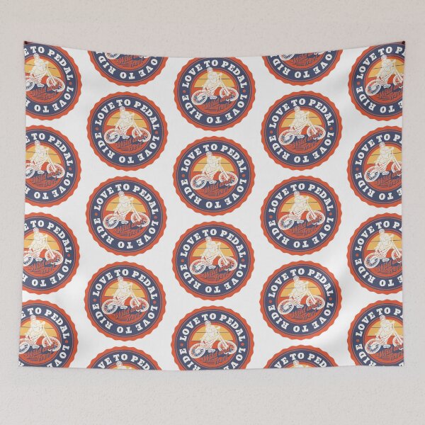 Item preview, Love to Pedal Love to Ride Wild and Free designed and sold by Parag's Travel Shop.