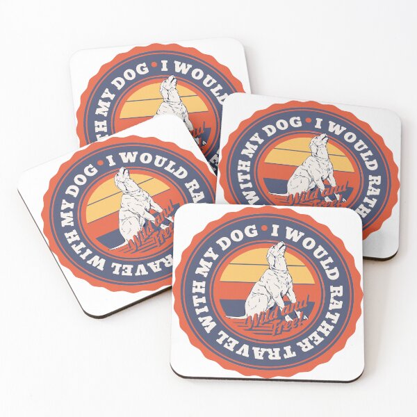 Item preview, I would rather travel with my dog Wild and Free designed and sold by Parag's Travel Shop.