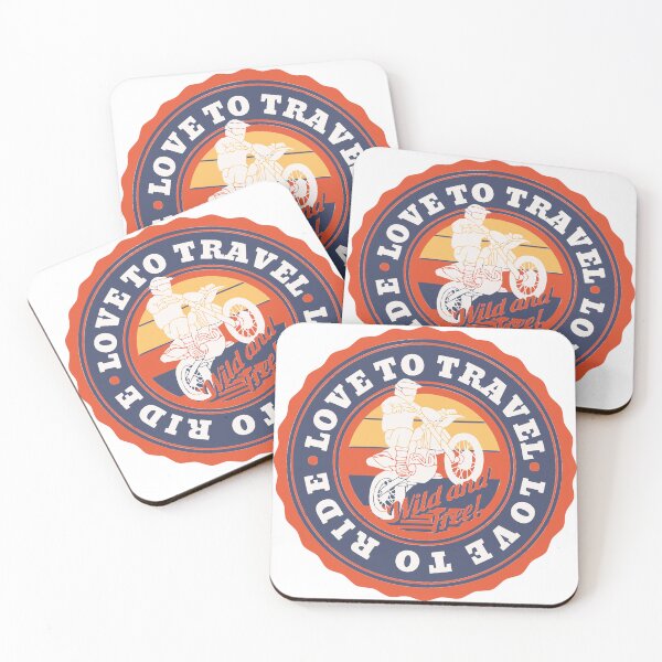 Item preview, Love to Travel Love to Ride Wild and Free designed and sold by Parag's Travel Shop.