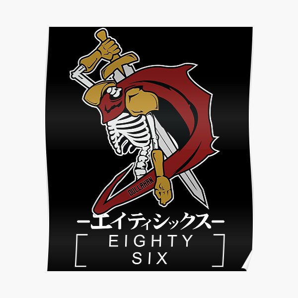 Eighty Six 86 Shinei Nouzen Undertaker Mascot Suitable For Anime Lovers Black Background Eighty Six 86 Shinei Nouzen Undertaker Mascot Suitable For Anime Lovers Black Background