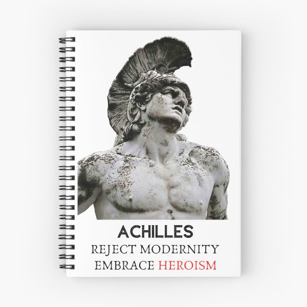 Item preview, Achilles - Reject Modernity - Embrace Heroism designed and sold by AgeOfHeroes.