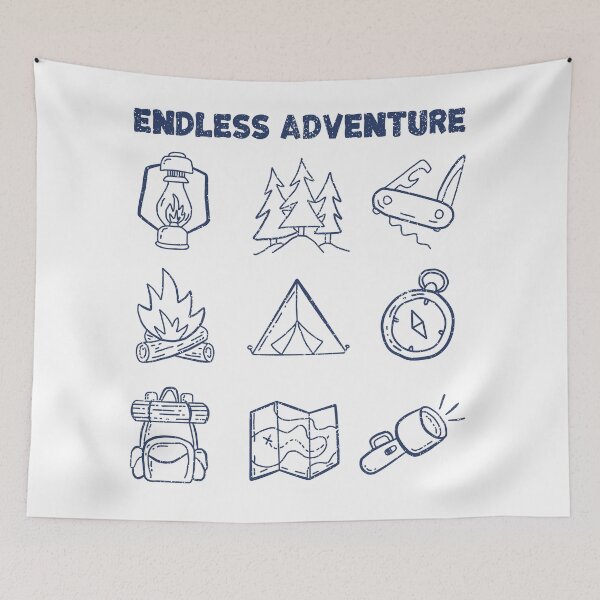 Item preview, Endless Adventure Camp designed and sold by sachpica.