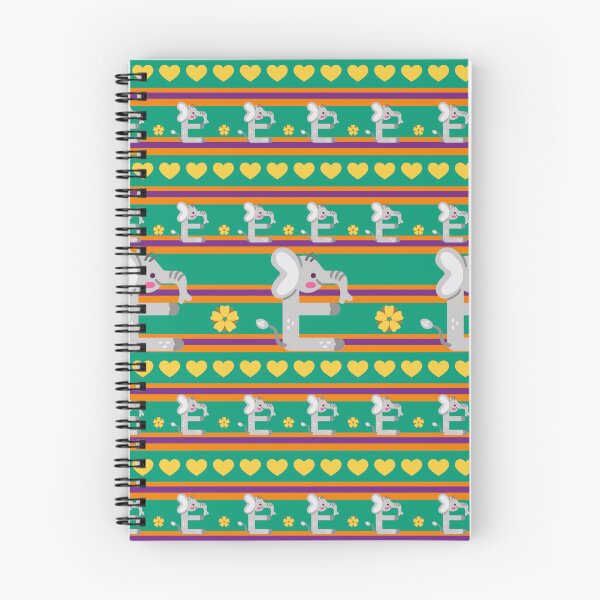 Item preview, decorative animal alphabet, letter E like elephant designed and sold by Mauswohn.