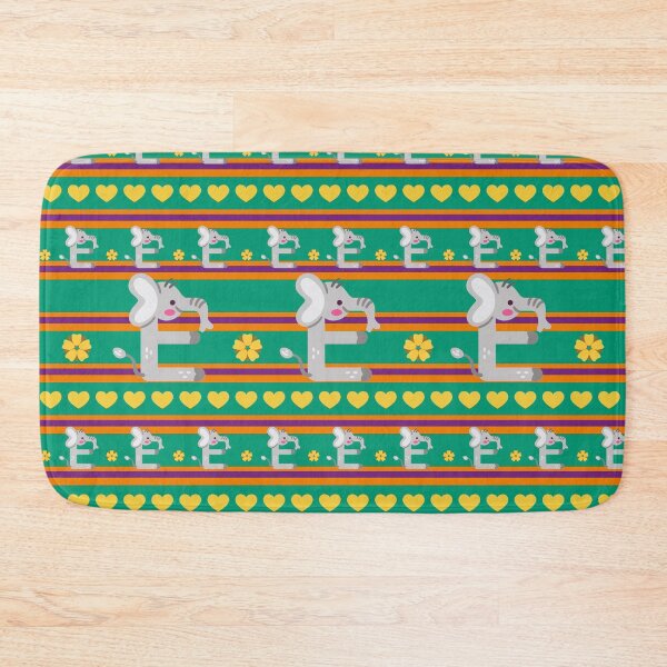 Item preview, decorative animal alphabet, letter E like elephant designed and sold by Mauswohn.