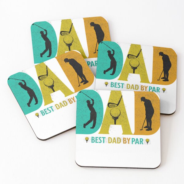 Item preview, best dad by par design ,Funny Golfer Dad quote, cool Golf T-Shirt designed and sold by Tarikbouchmal.