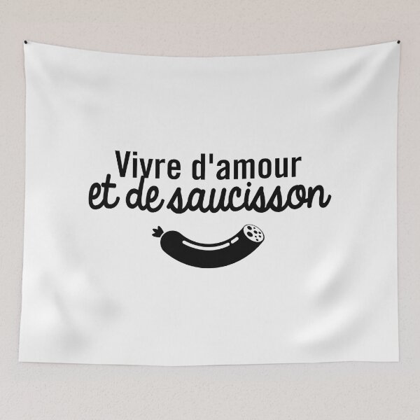 Item preview, Live on love and sausage designed and sold by Zourit.