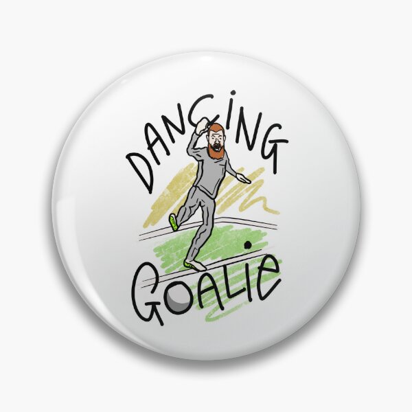Item preview, Dancing Goalie Australian Football Soccer Goalkeeper designed and sold by sketchNkustom.