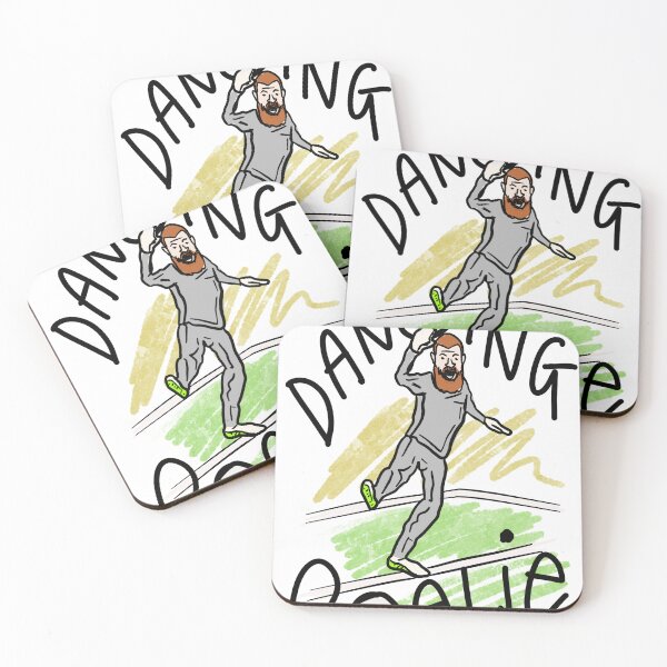 Item preview, Dancing Goalie Australian Football Soccer Goalkeeper designed and sold by sketchNkustom.