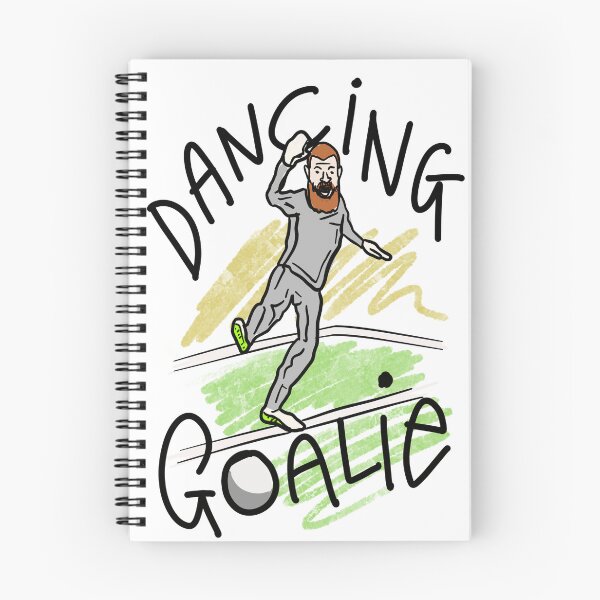 Item preview, Dancing Goalie Australian Football Soccer Goalkeeper designed and sold by sketchNkustom.