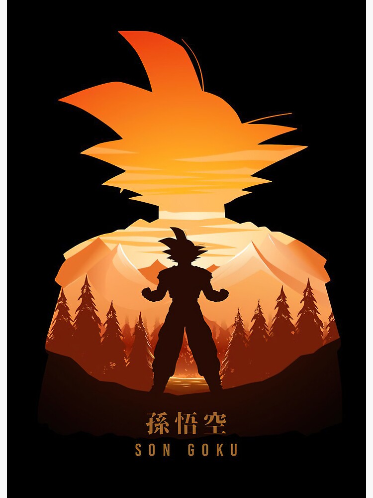 Dragon Ball Son Goku Art Board Print by NameYourWorld