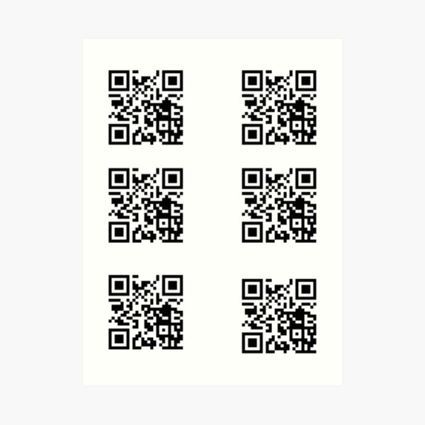 Rickroll QR Code (nonpaid version) by fishl0912 on DeviantArt