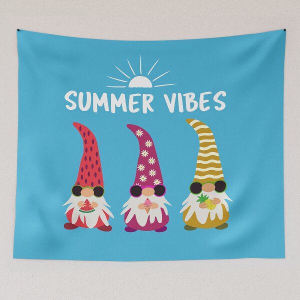 Item preview, Summer Vibes  with Funny Summer gnomes  designed and sold by Yasminepatterns .