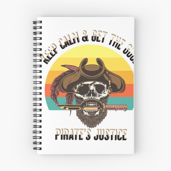 Item preview, Keep calm and get the good pirate's justice T-Shirt designed and sold by Tarikbouchmal.