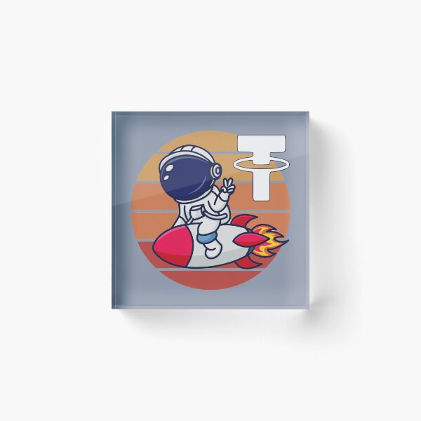 Item preview, Tether USDT to the Moon designed and sold by Crypmetal.