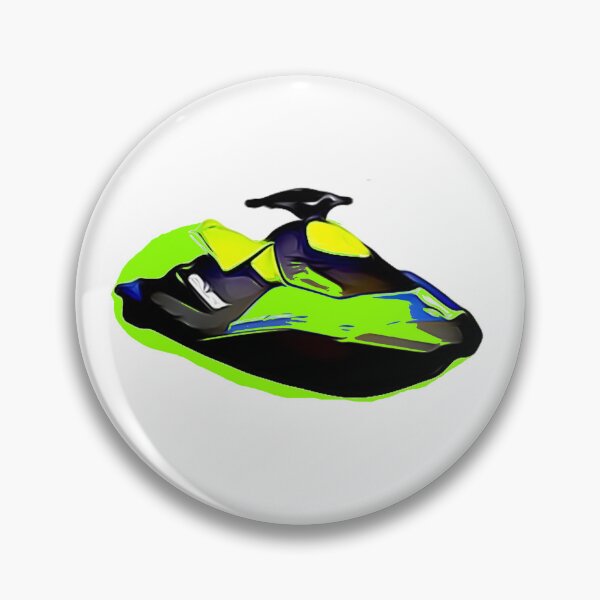 Item preview, Jet Ski Cool Lime designed and sold by MixedBags.