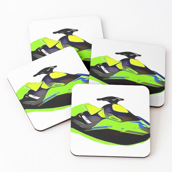 Item preview, Jet Ski Cool Lime designed and sold by MixedBags.
