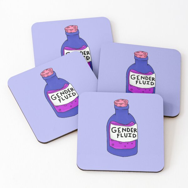 Item preview, Bottle of Genderfluid designed and sold by luckyboyart.