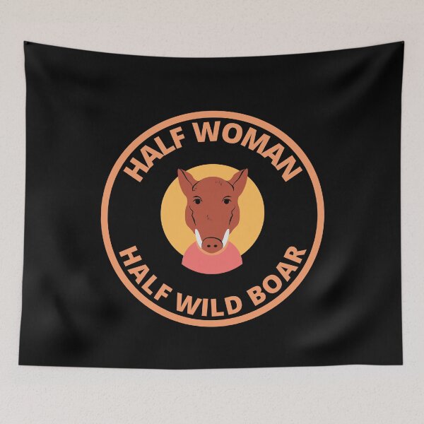 Item preview, Half Woman Half Wild Boar designed and sold by GasconyPassion.