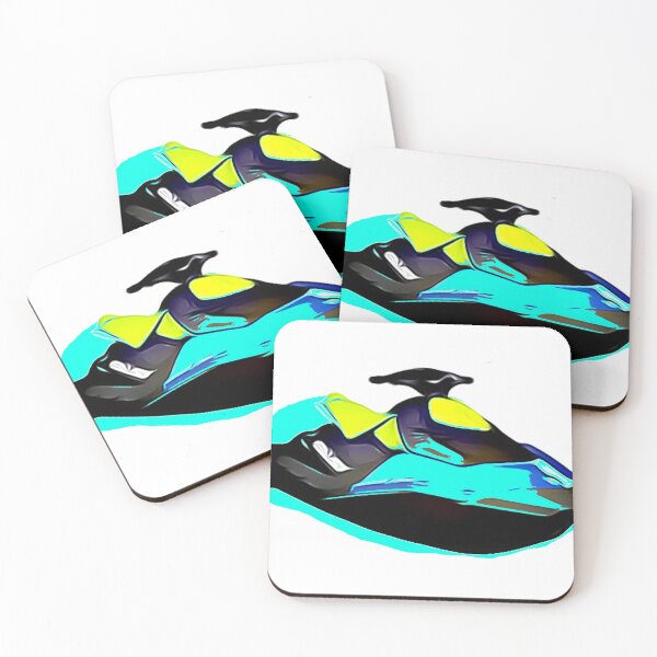 Item preview, Jet Ski Cool - Ocean Green designed and sold by MixedBags.