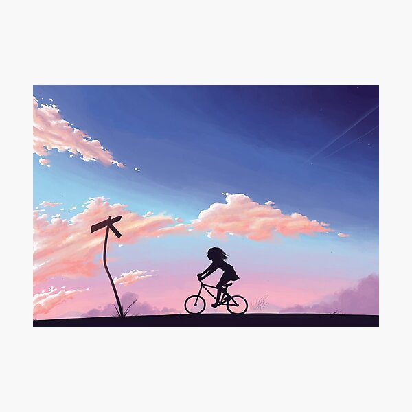 Riding Home Photographic Print