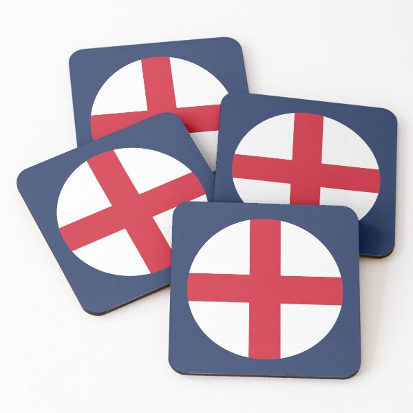 Item preview, England Flag Roundel (On Blue) designed and sold by STUDIO-72.