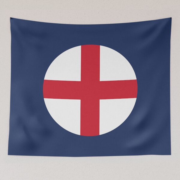 Item preview, England Flag Roundel (On Blue) designed and sold by STUDIO-72.
