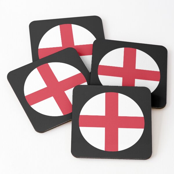 Item preview, England Flag Roundel (On Black) designed and sold by STUDIO-72.