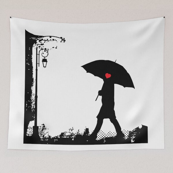 Item preview, Heart umbrella - looking for love designed and sold by shadowisper.
