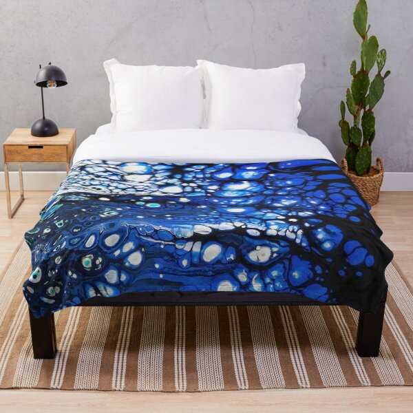 Item preview, Radiant Blue abstract painting By Jennykies  designed and sold by Jennykies.