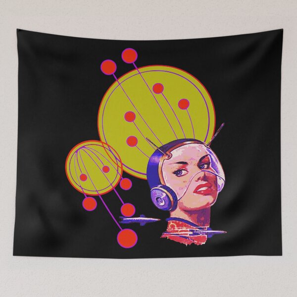 Item preview, Retro Space Woman 1 designed and sold by morgan olk.