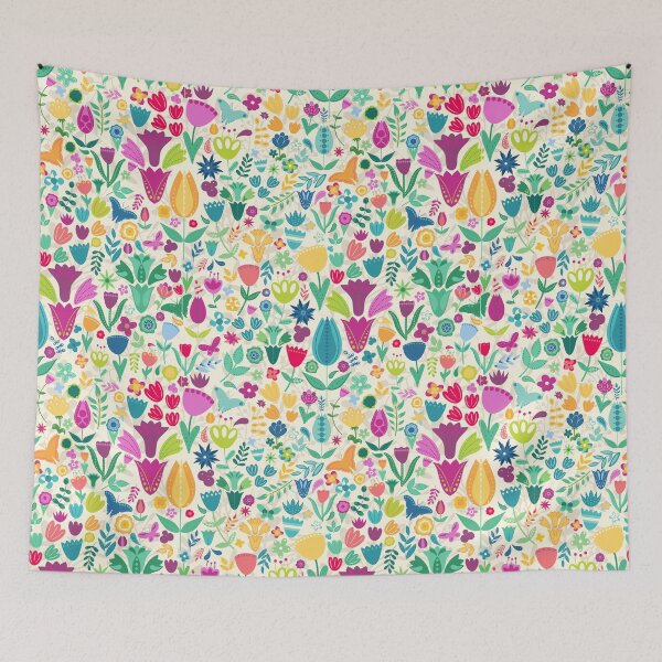 Item preview, Maximum Folk Scandinavian Floral Pattern light designed and sold by SamAnnDesigns.