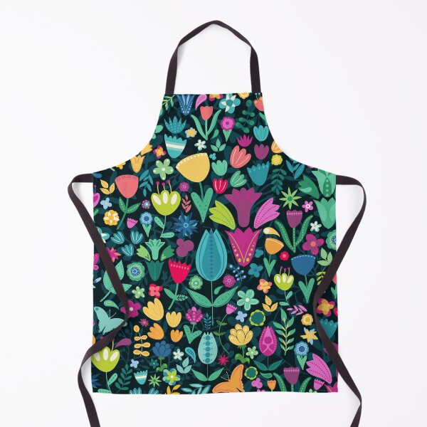 Item preview, Maximum Folk Scandinavian Floral Pattern Dark designed and sold by SamAnnDesigns.