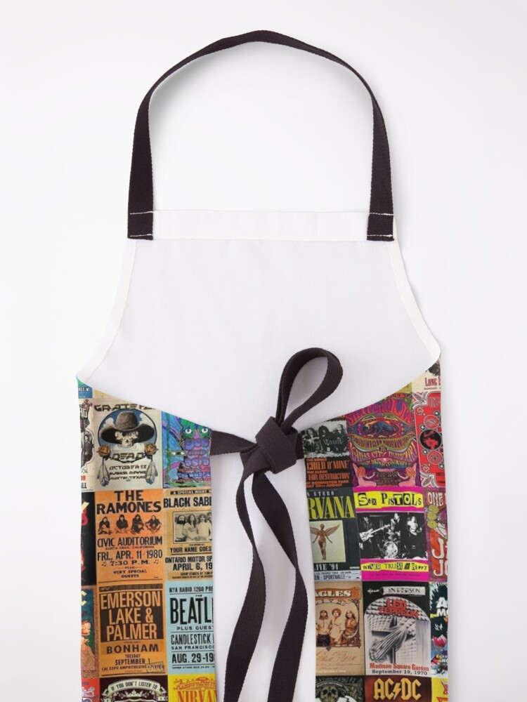 Alternate view of Rock Band Posters Apron