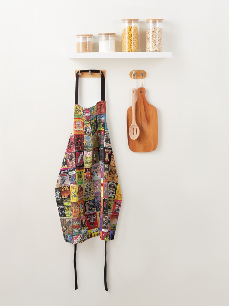 Alternate view of Rock Band Posters Apron