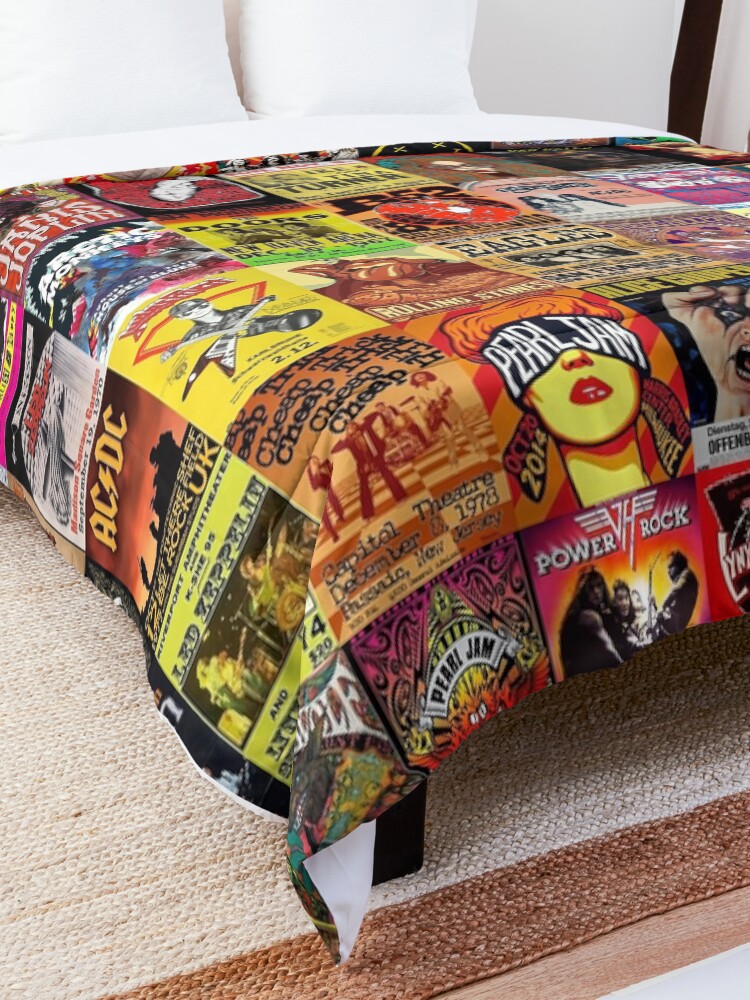 Alternate view of Rock Band Posters Comforter