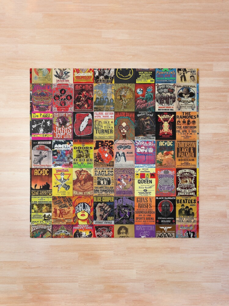 Alternate view of Rock Band Posters Comforter