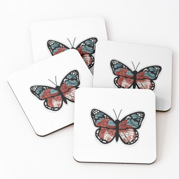 Item preview, Multi-color tie-dye butterfly designed and sold by Stickalicous.