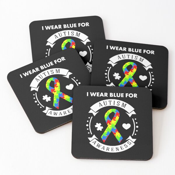 Item preview, Autism I Wear Blue For Autism Awareness Puzzle Ribbon Support designed and sold by HaaChris-Artis.