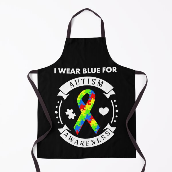 Item preview, Autism I Wear Blue For Autism Awareness Puzzle Ribbon Support designed and sold by HaaChris-Artis.