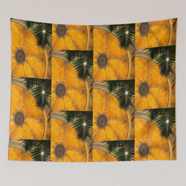 Item preview, Happy Yellow Silk Decor With Stars designed and sold by Georgia Mizuleva.