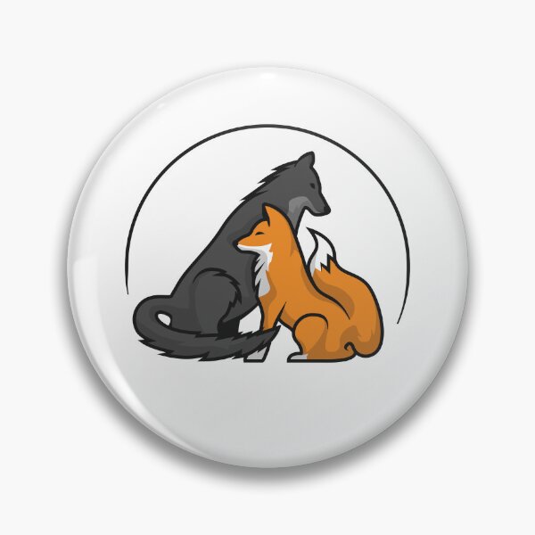 Item preview, Fox & Wolf in Love designed and sold by Teenker.