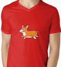 Corgi Men's V-Neck T-Shirt