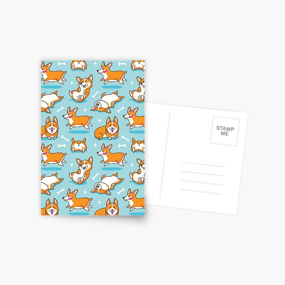 Corgi Postcard