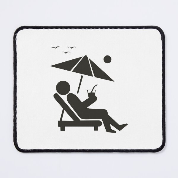 Item preview, Stick figure pensioner, vacation designed and sold by DerSenat.